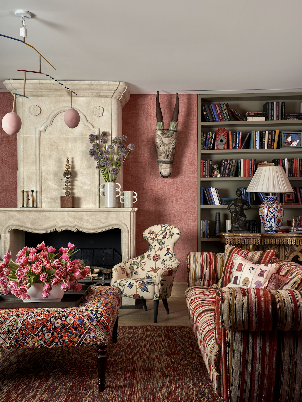 Enter the living, pattering world of a Tribeca's Warren Street Hotel of a Tribeca