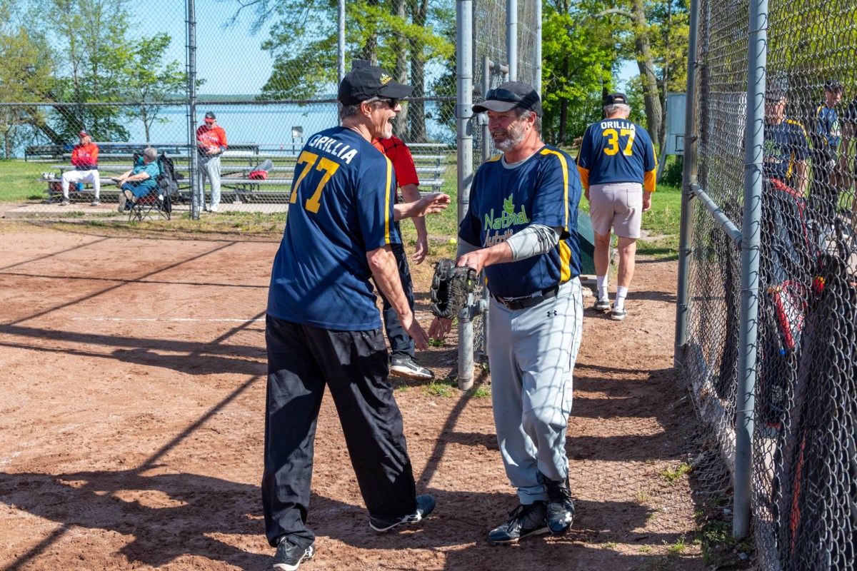 Orillias aging boys of the summer still swing after the fences