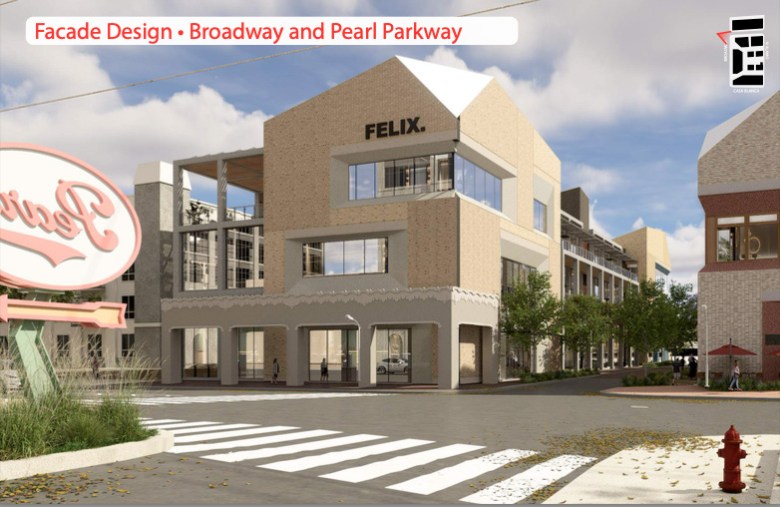 Plans for a new luxury shopping center near the pearl movement