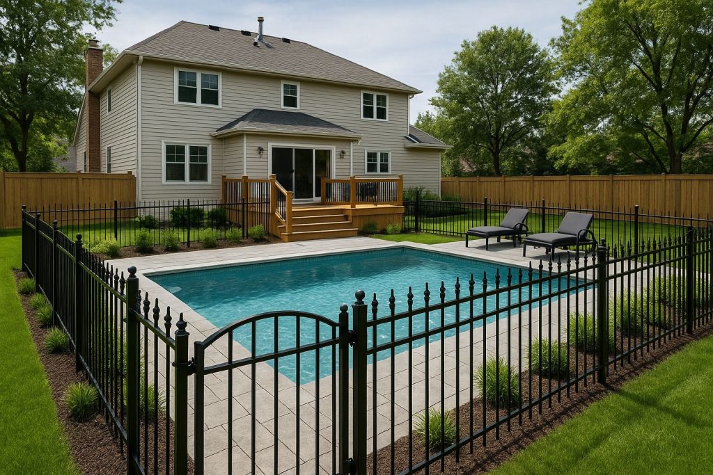 Quebec commissioned fences around residential baths