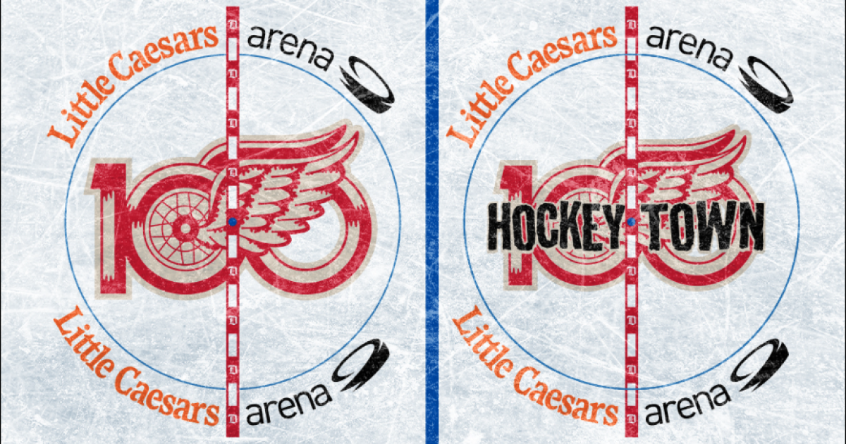 Red Wings ask the fans to coordinate the Center Ice Design for the Centennial season