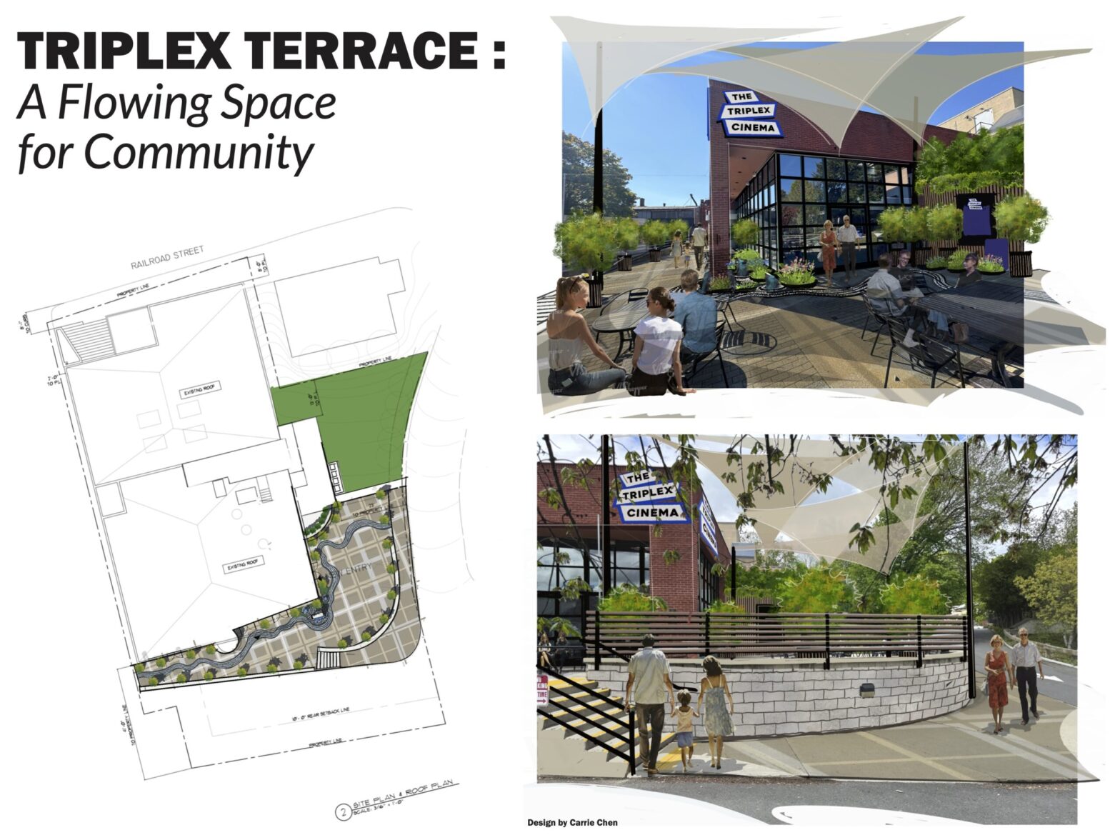 Triplex Cinema announces renovation plans for the outdoor terrace