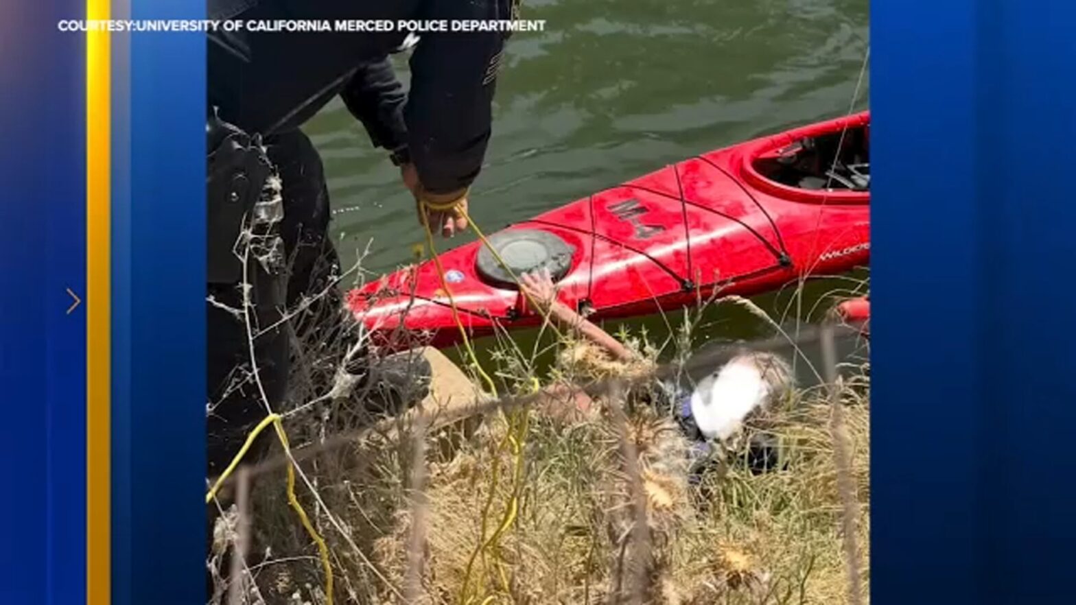 UC Merced police officers save 2 kayakers from the Yosemite Lake