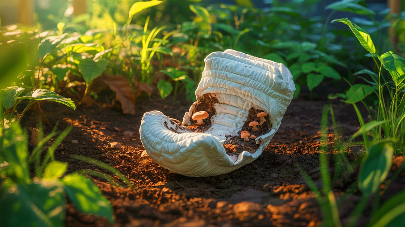 "We have transformed poop into the ground": Revolutionary diaper breaks down and plastic in less than 12 months into a rich earth