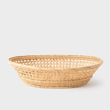 Woven Sabbia bread basket oval, large