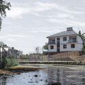 Ephemeral bridge / FAR Workshop - external photography, windows, promenade