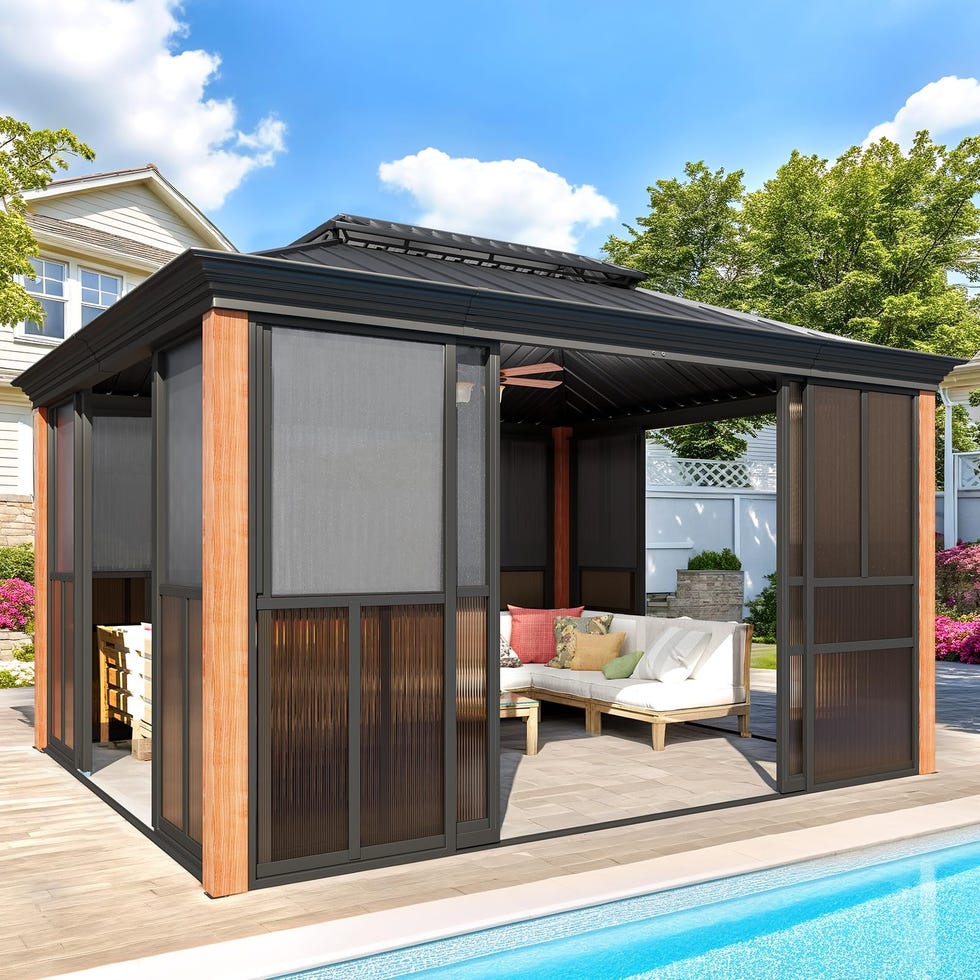 Winter garden with doorstep Winter garden with doorstep