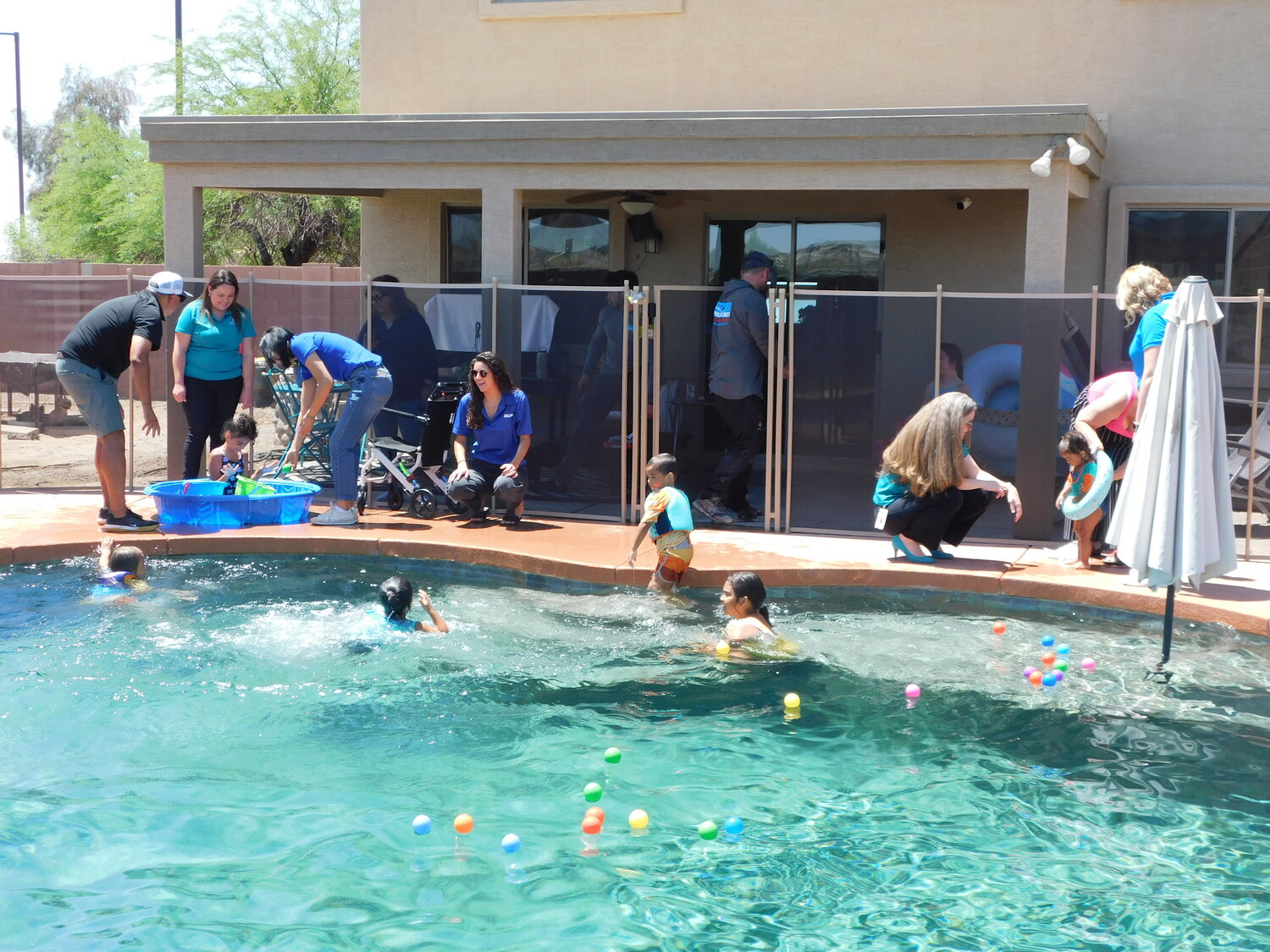 Families in San Tan Valley receive pool fence from non -profit organization