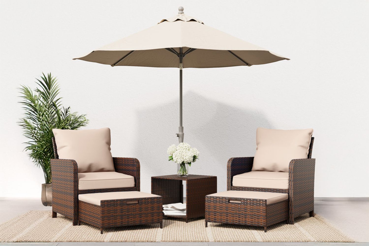 The small sale of Wayfair's small terrace furniture is up to 72% discount
