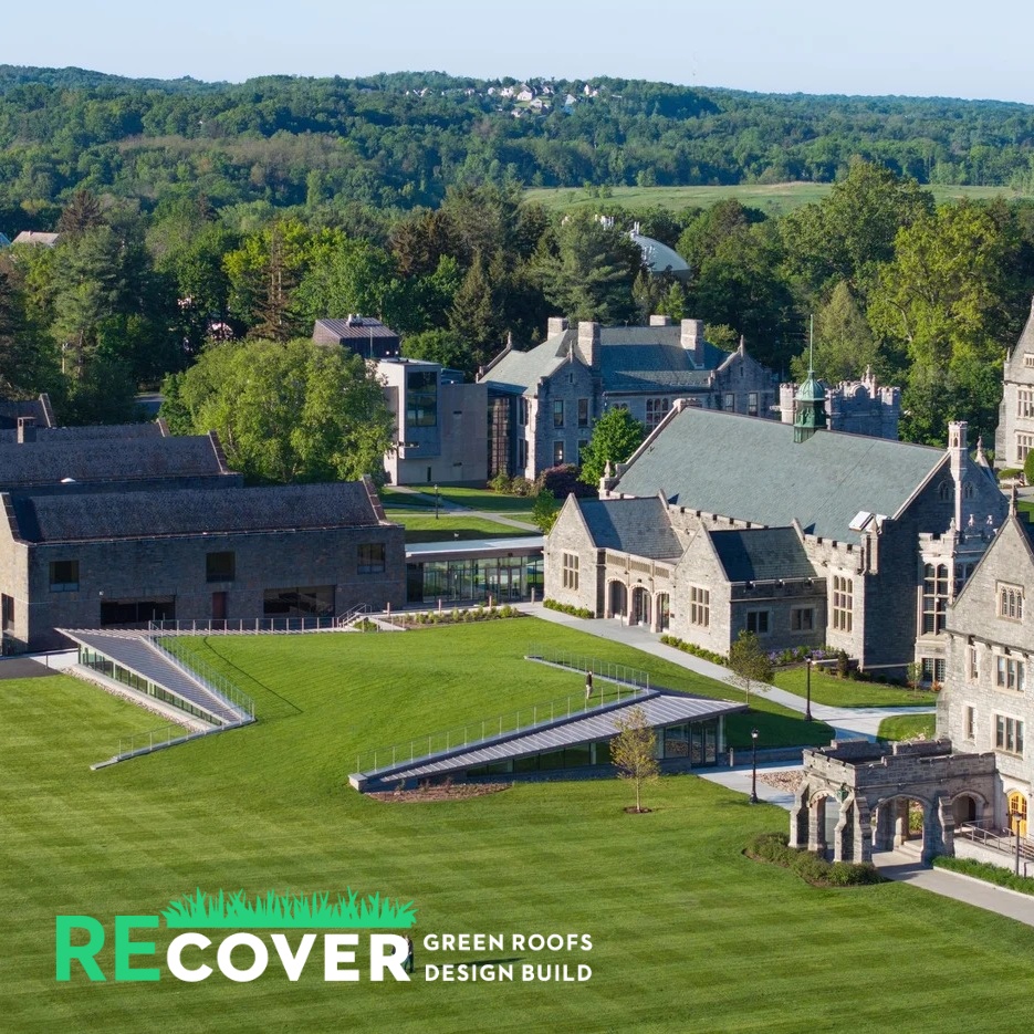 Restore the green roofs support the new representative arts of the Emma Willard School with far -reaching green roof