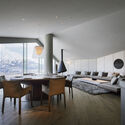 Muwa Niseko / Nikken Sekkei - Interior photography, table, chair