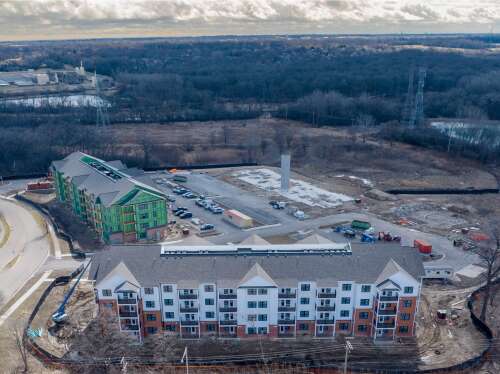 Leasing underway for the luxury apartment complex in Gurnee