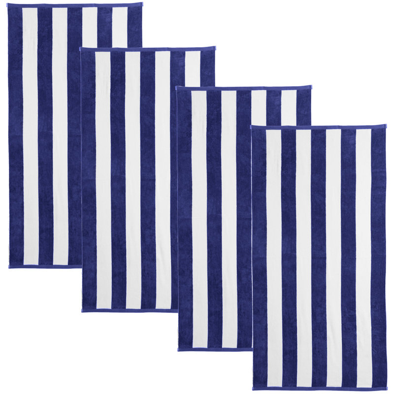 Freshfolds 100% cotton suction and fast Trottel Cabana Beach towels & ratings | Wayfair