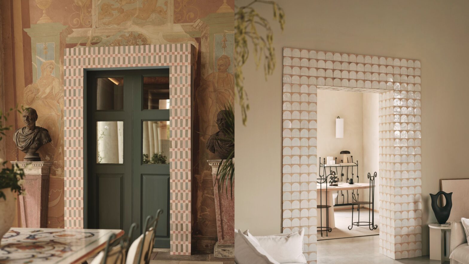 Tiled doors are the hottest new trend that we love