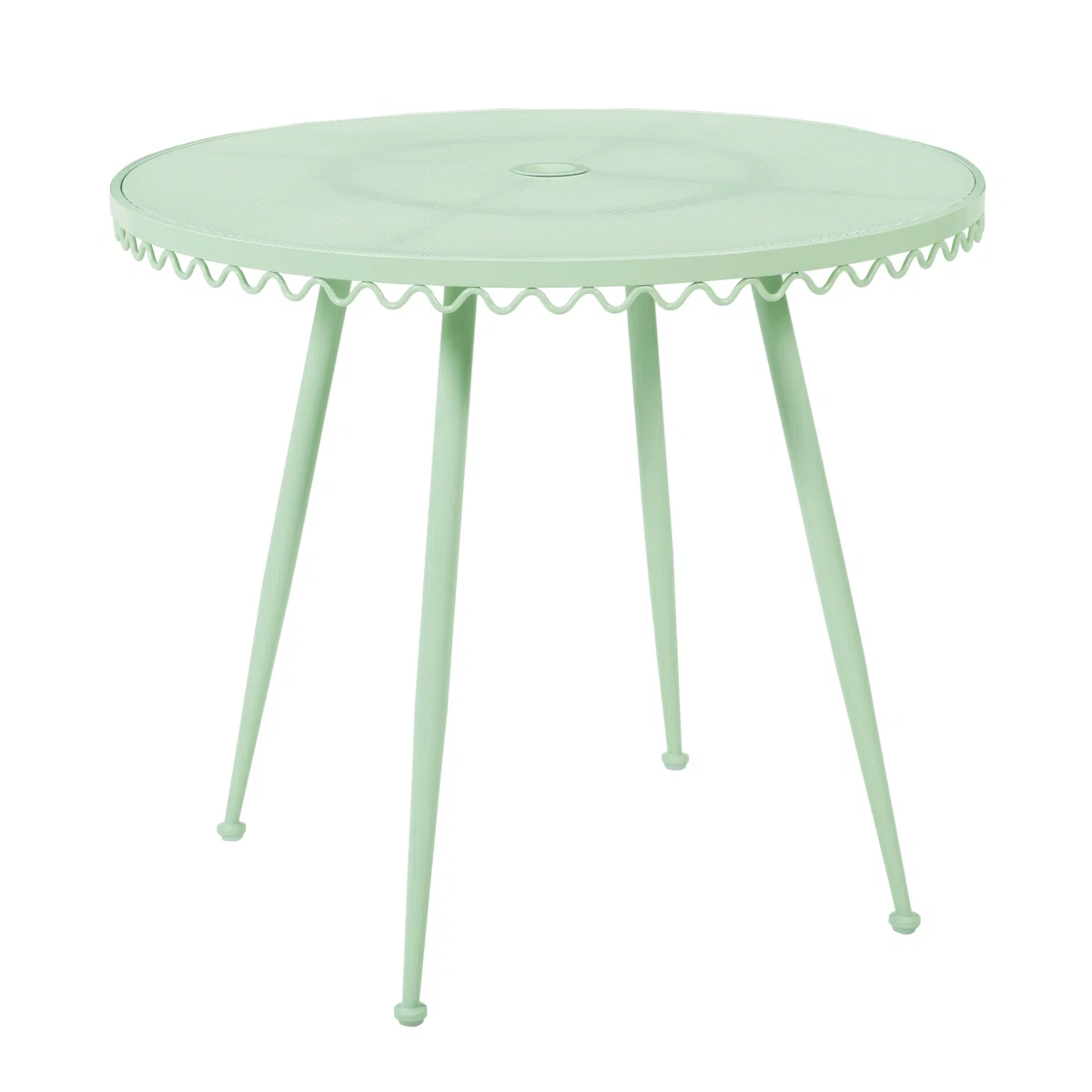 Mint green Outdoor -Bistro -Stisch