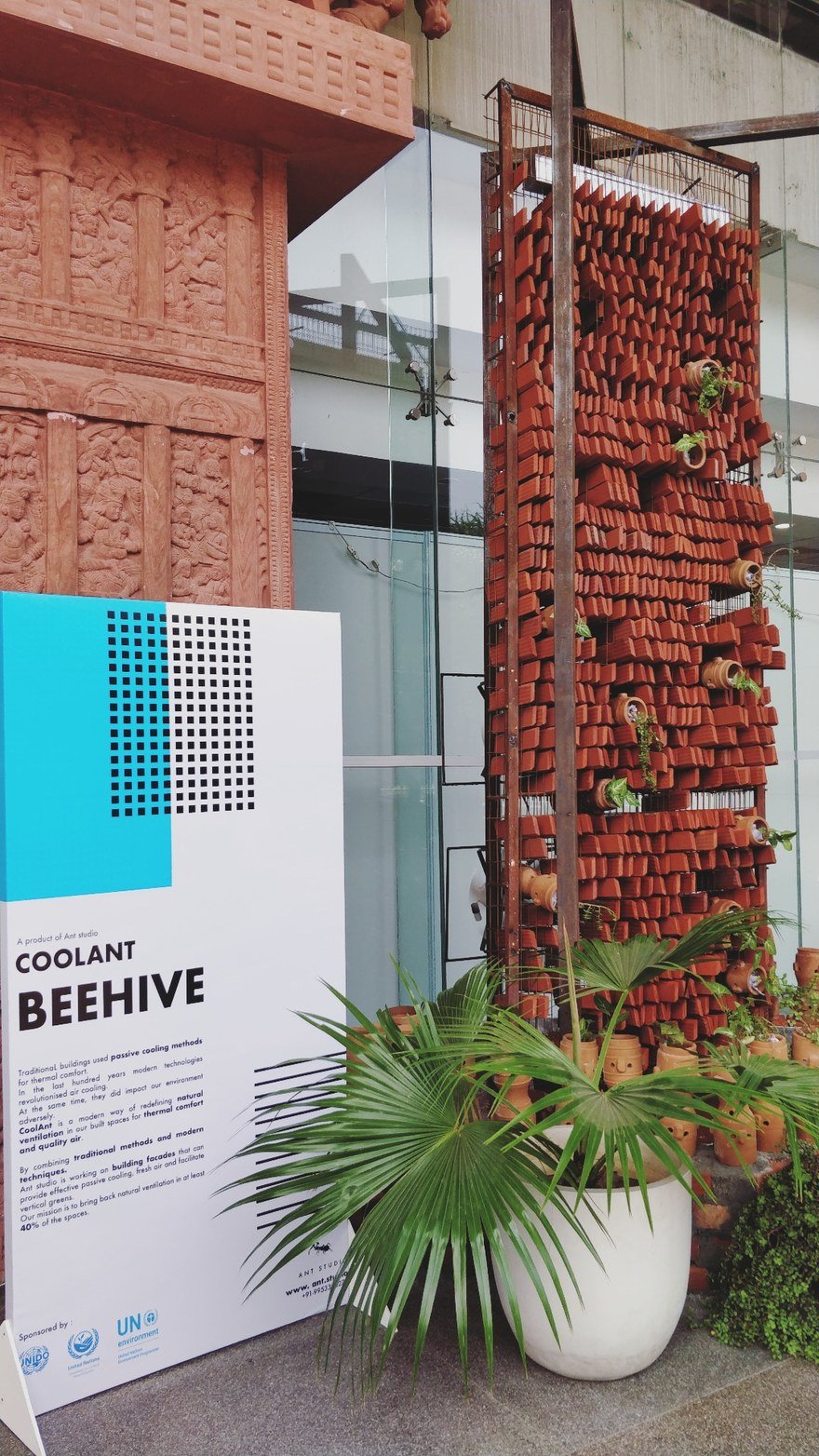 The architect develops a passive cooling system inspired by Anthills
