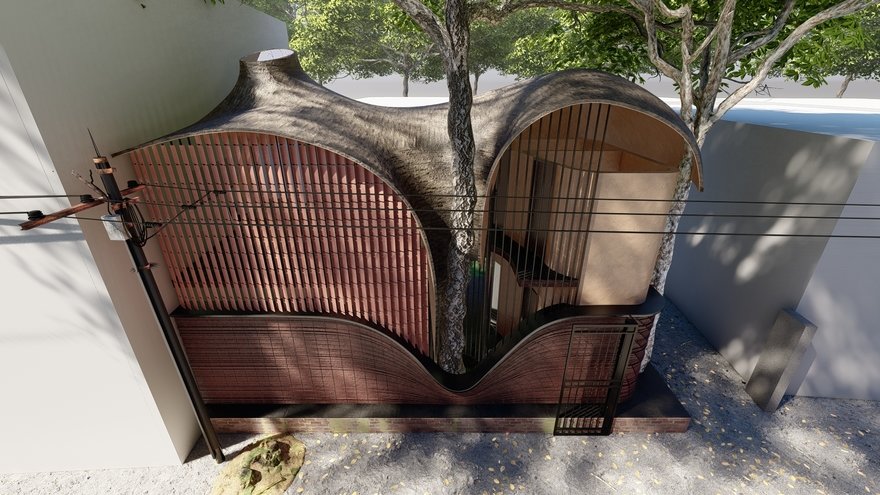 The architect develops a passive cooling system inspired by Anthills