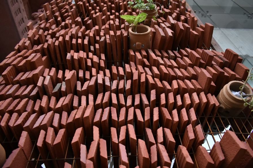 The architect develops a passive cooling system inspired by Anthills