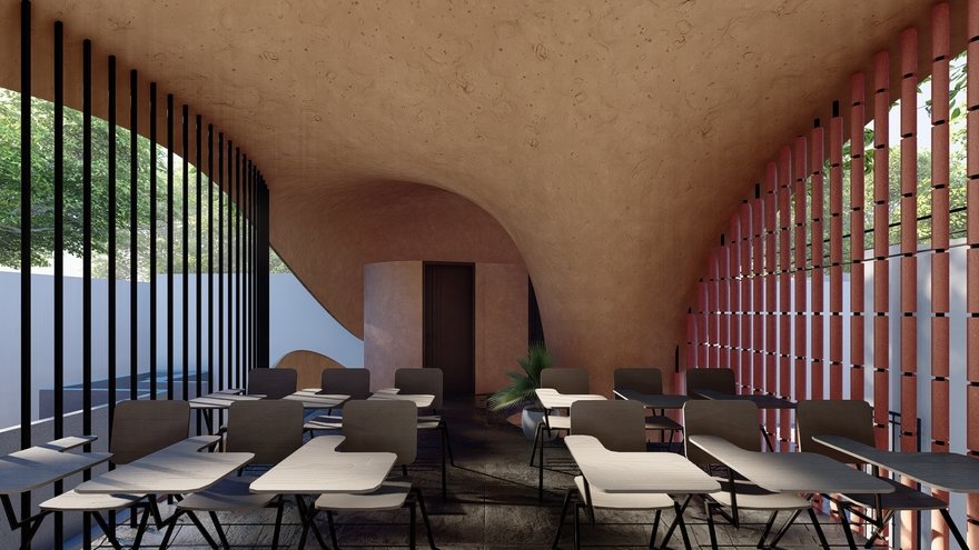 The architect develops a passive cooling system inspired by Anthills