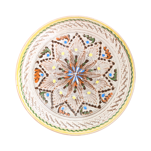 Cara - Horezu deep plate