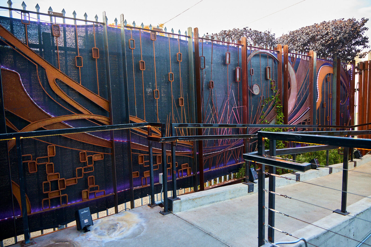 Historical metal wall paintings find a permanent home