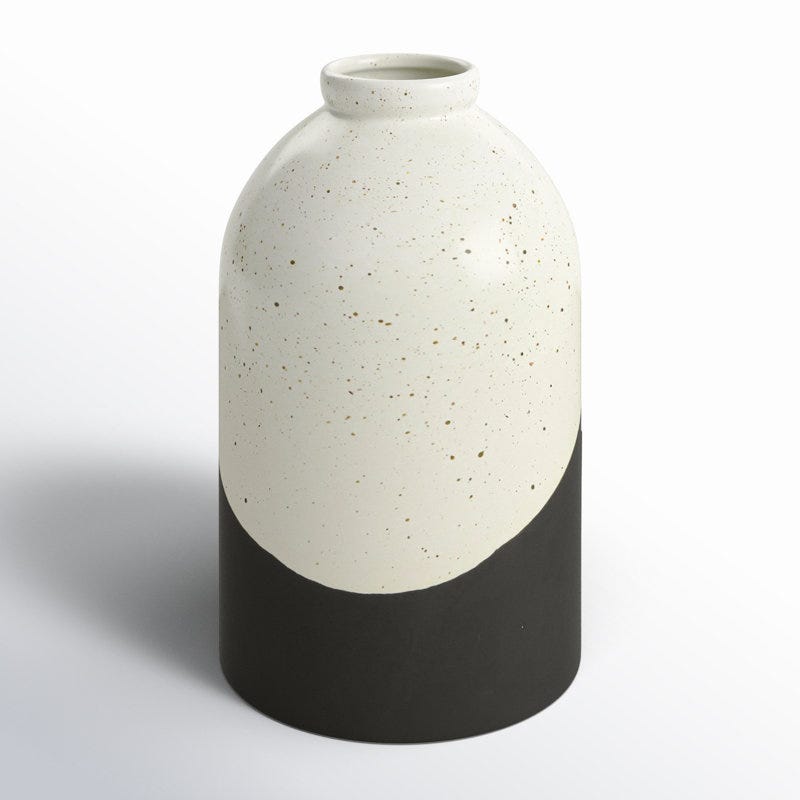 Color block sprinkled decorative vase Color block sprinkled decorative vase
