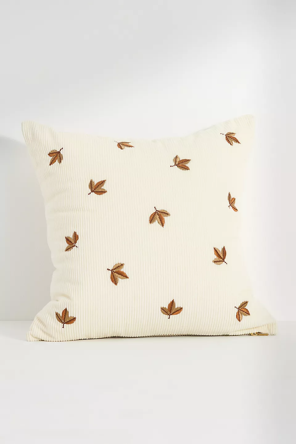 Anthropology icon pillow with leaves