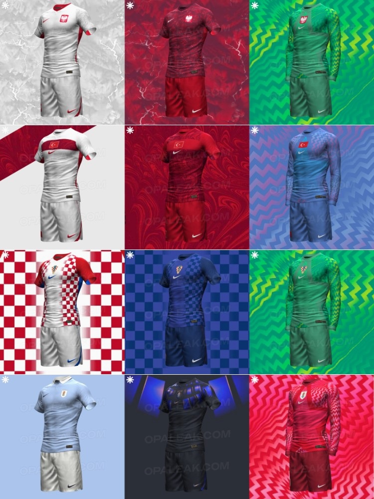 So far, all Nike 2026 World Cup kits have leaked