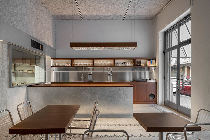 In this Milan wine bar, Studiomille creates a cozy meeting room that is rooted in Filipino culture