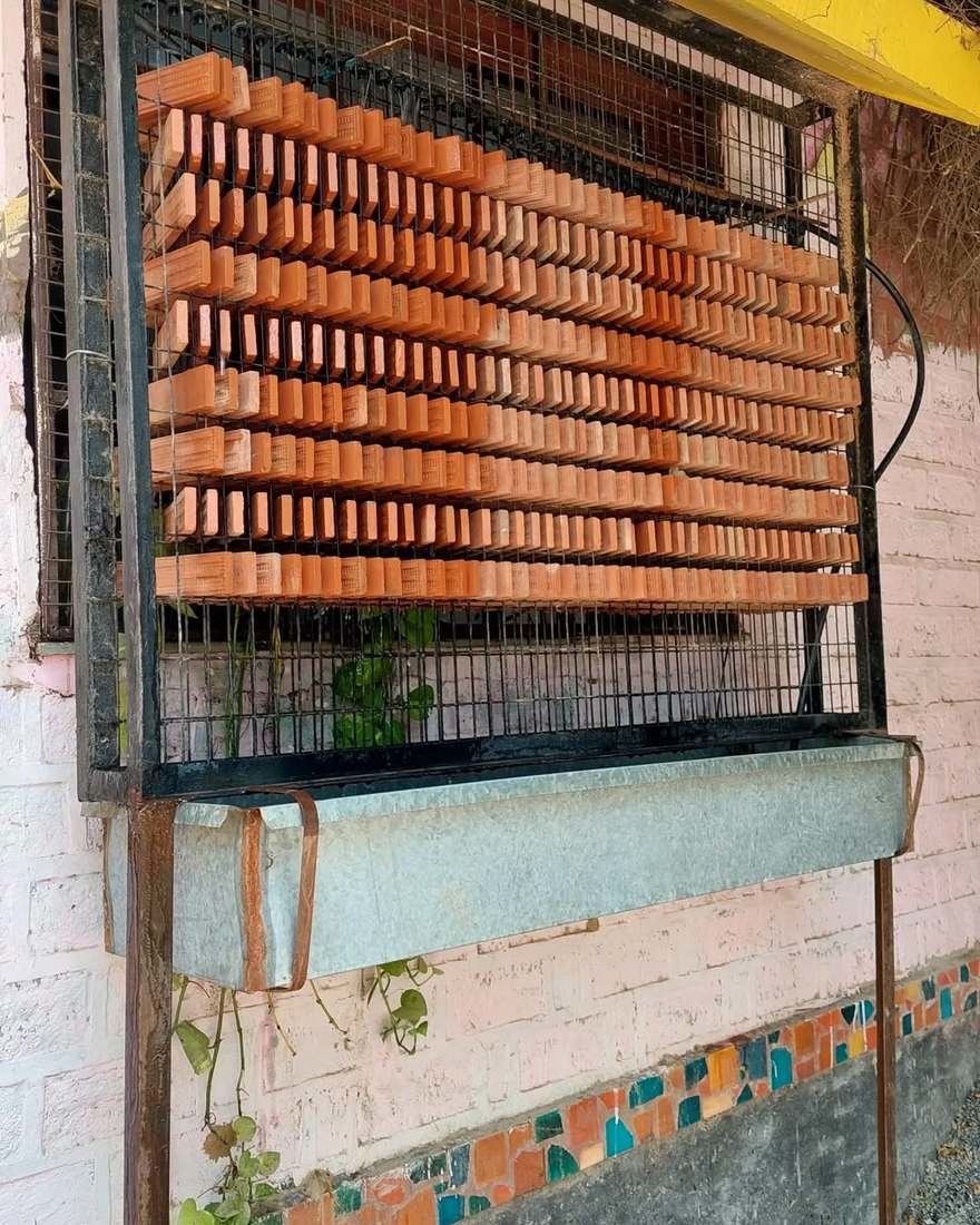 The architect develops a passive cooling system inspired by Anthills
