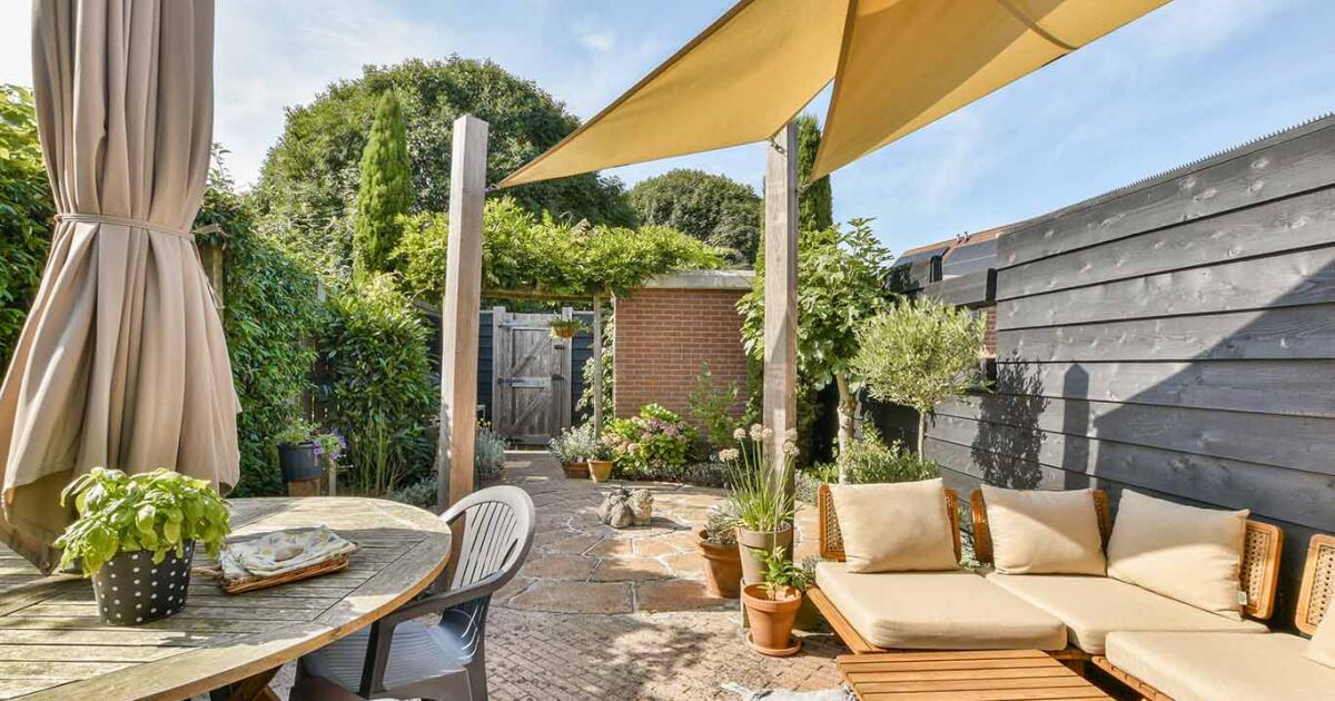 This is how you create an outdoor area that feels like at home