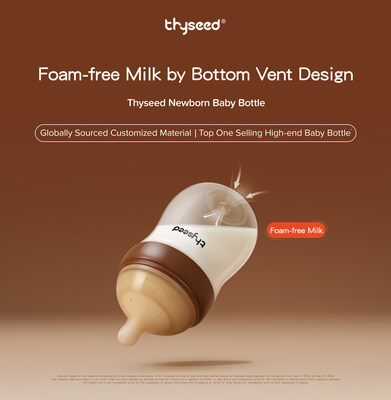 Your newborn baby bottle with floor ventilation design: clinically proven colic and spit by 30%