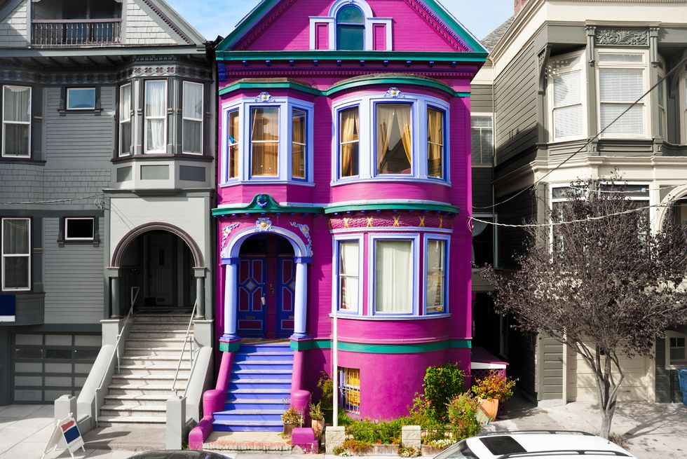 Lila house in San Francisco