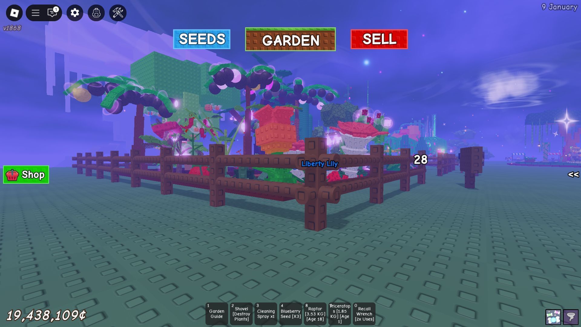 The standard wood fence (picture about Roblox)