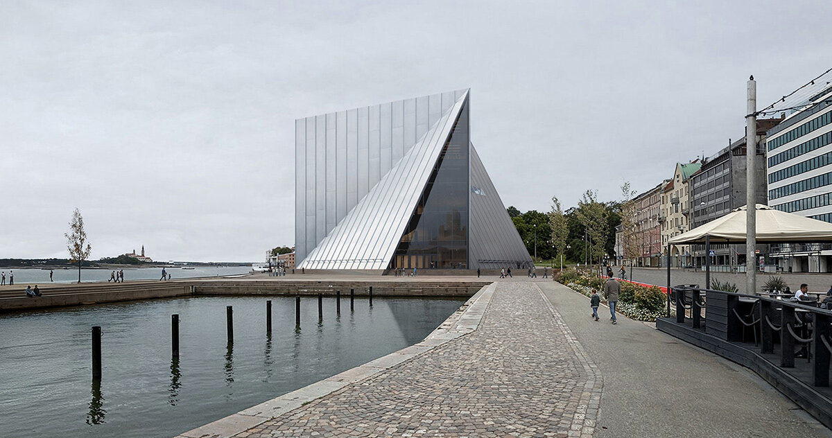 Luca Poian reveals the concept of the Helsinki Museum with folding geometries