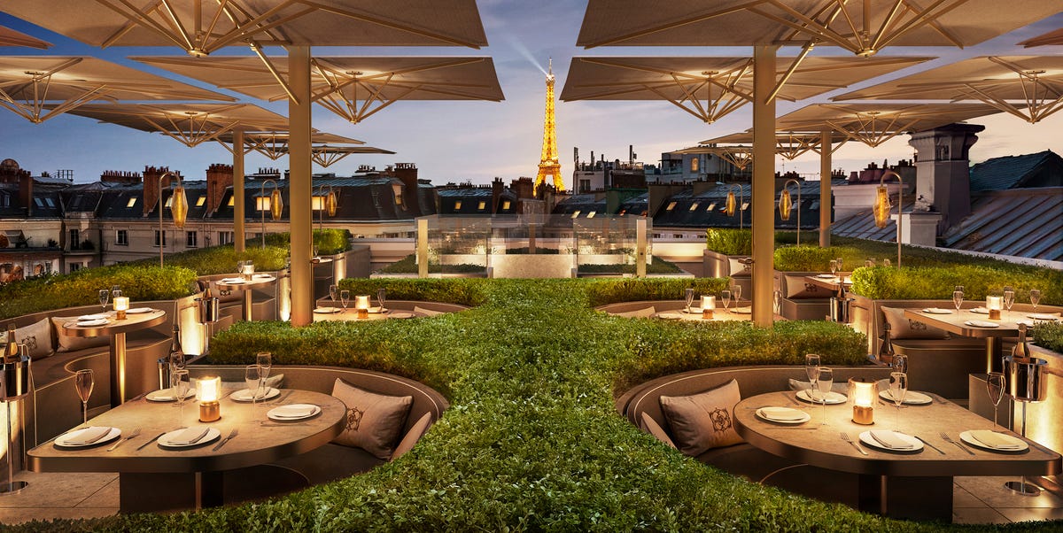 How do you build a seven -story love letter to Paris? In Rh Paris.