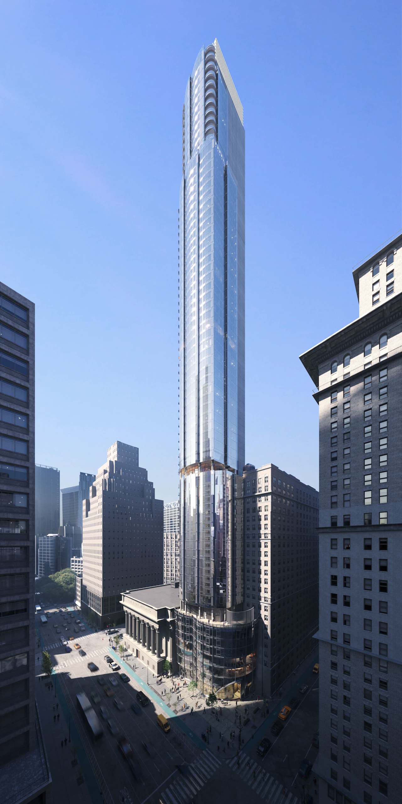 Casonis facade continues the installation in the 989 sixth Avenue in Midtown, Manhattan,