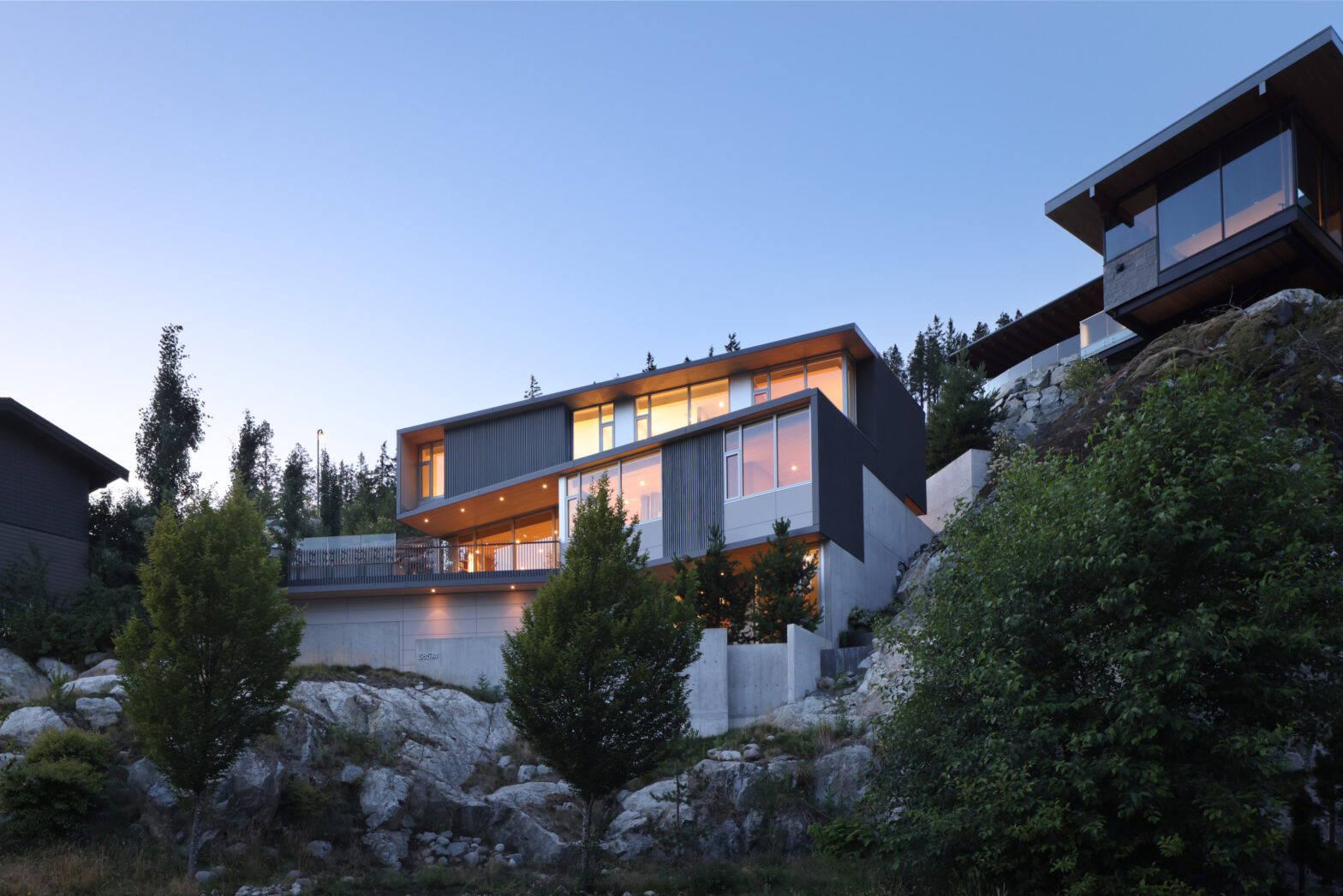 The sanctuary is a quiet house over the Canadian landscape