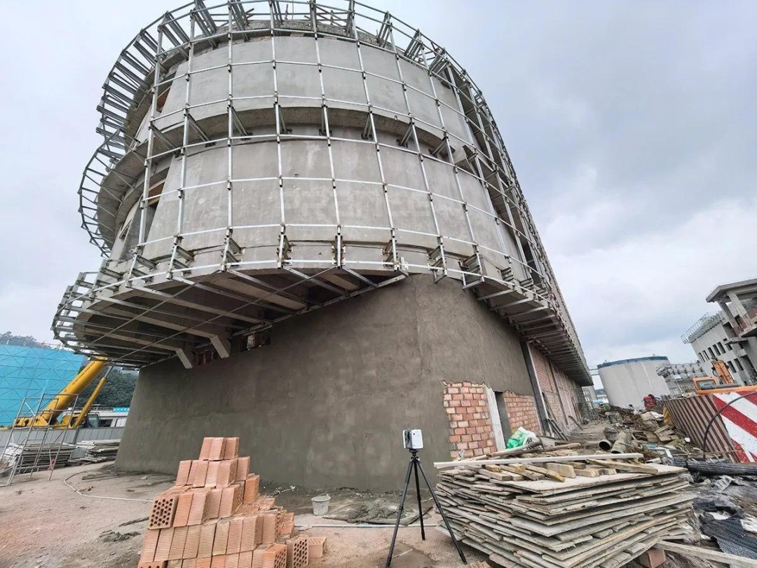 Prance uses 3D scan to deliver precise, efficient and securely curved aluminum curtain wall projects