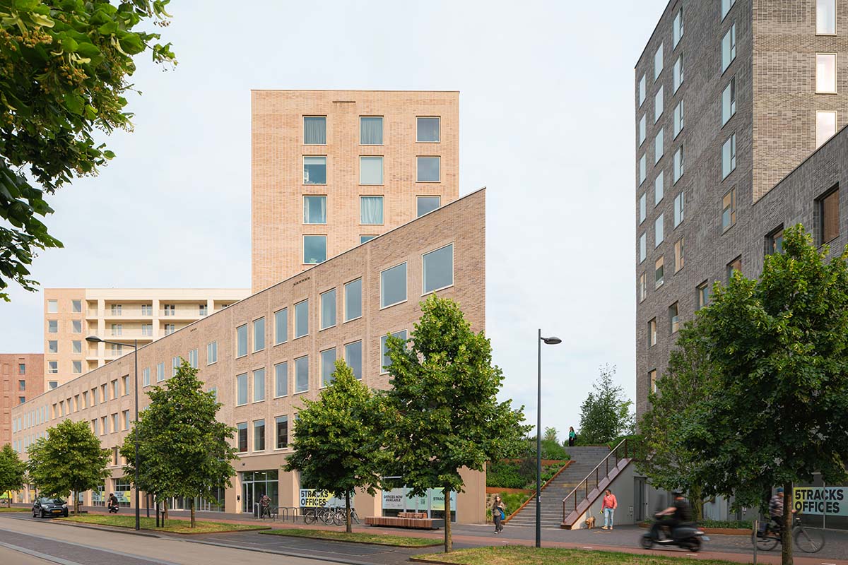 Shift architecture urbanism and power plant company built a lively center for contemporary city life