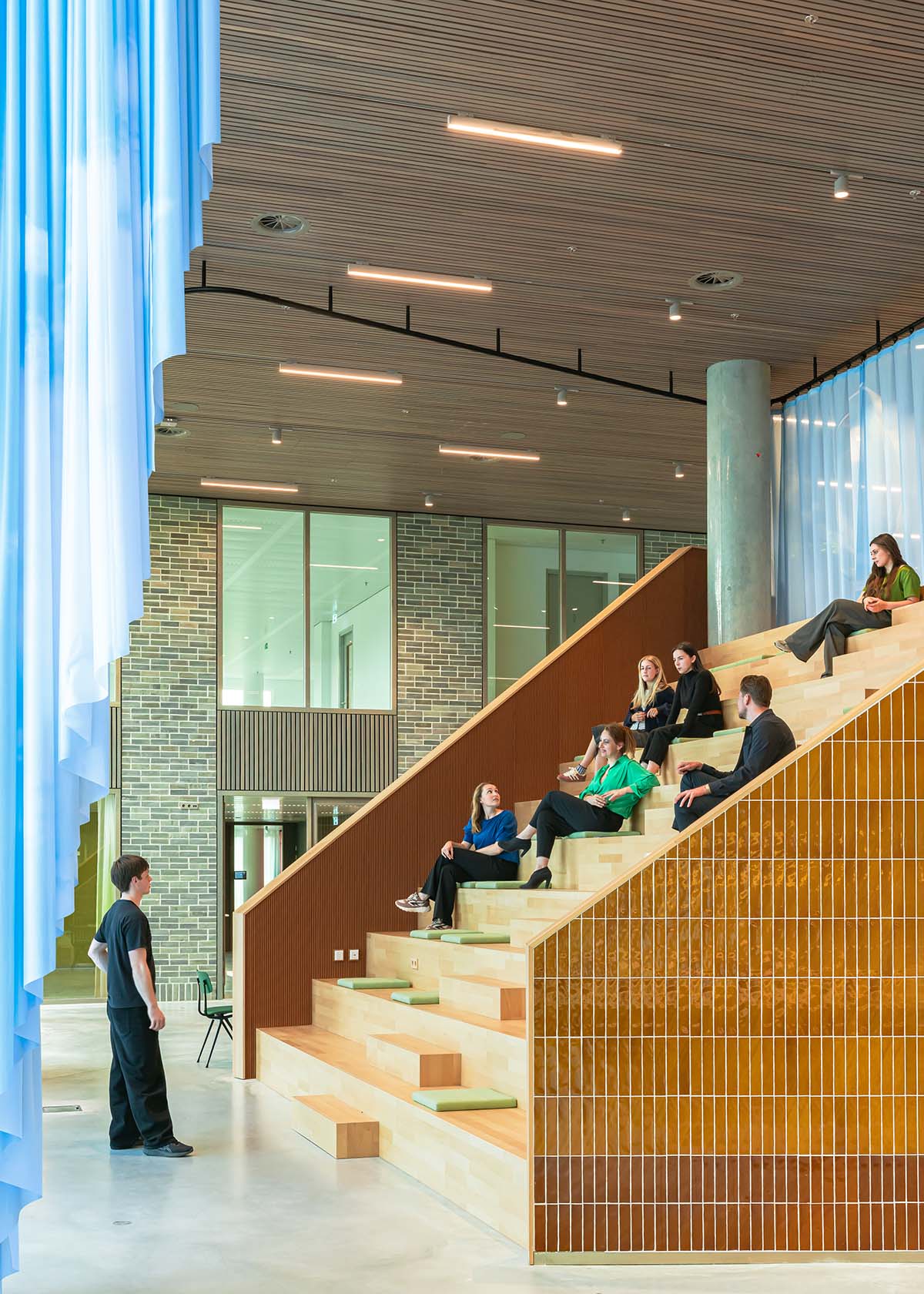 Shift architecture urbanism and power plant company built a lively center for contemporary city life