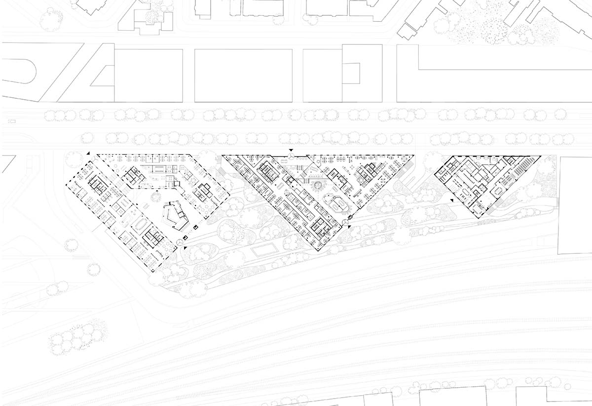 Shift architecture urbanism and power plant company built a lively center for contemporary city life