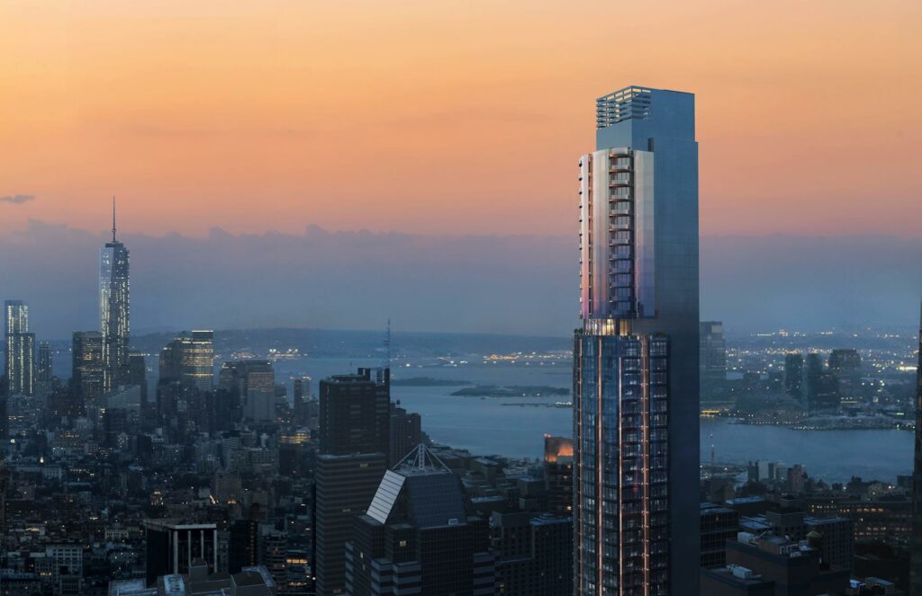 Casonis facade continues the installation in the 989 sixth Avenue in Midtown, Manhattan,