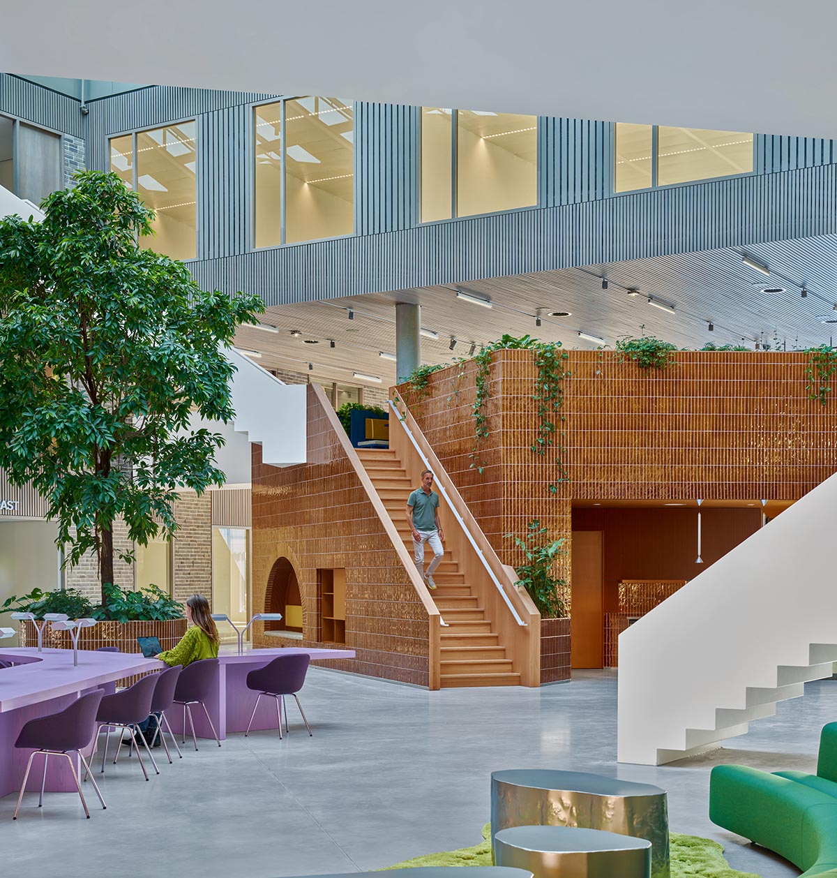 Shift architecture urbanism and power plant company built a lively center for contemporary city life