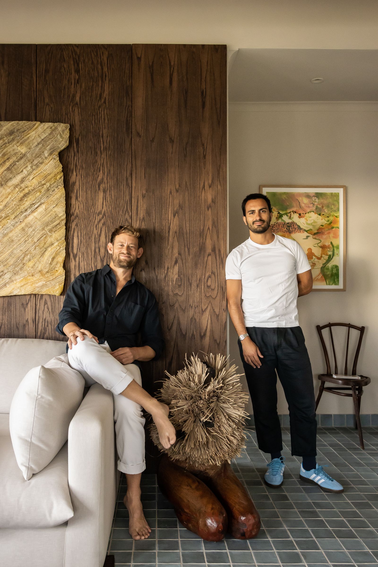 The homeowners Pieter de Groot and Juan Lópezcalull