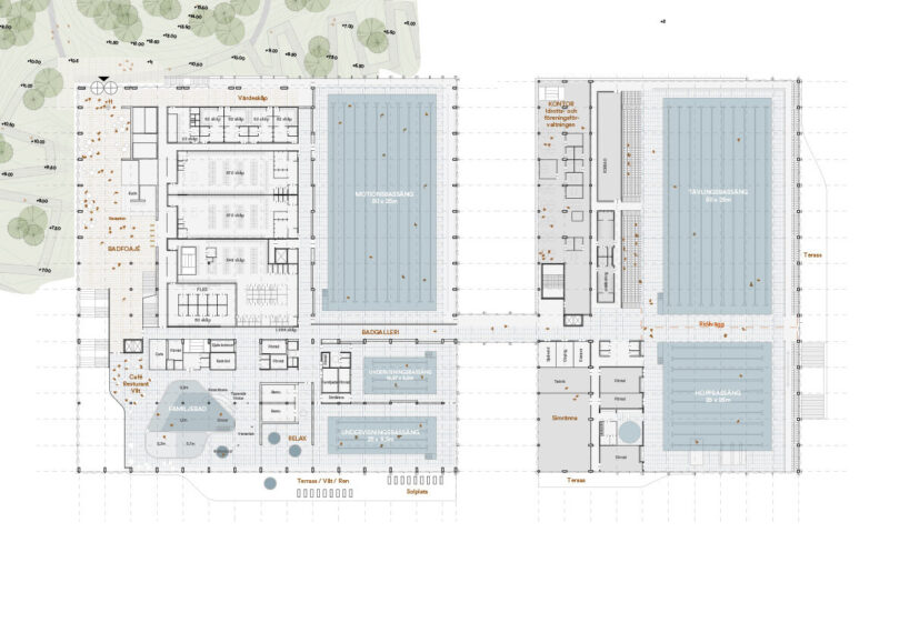 Henning Larsen is planning to swim and sports center in Sweden