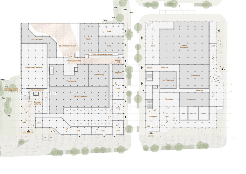 Henning Larsen is planning to swim and sports center in Sweden