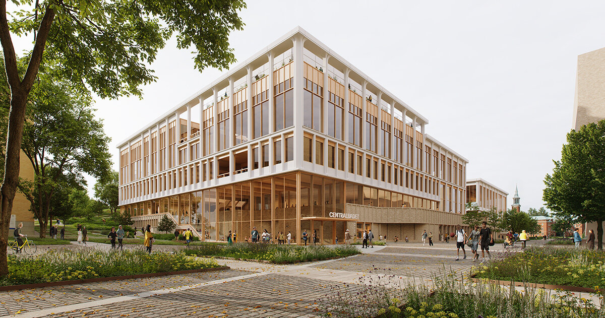 Henning Larsen is planning to swim and sports center in Sweden