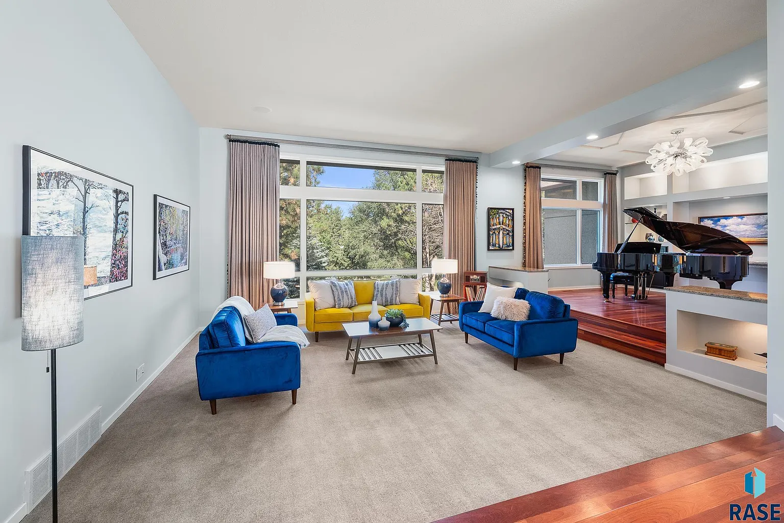 Embrace the spirit of Frank Lloyd Wright in this stunning custom home