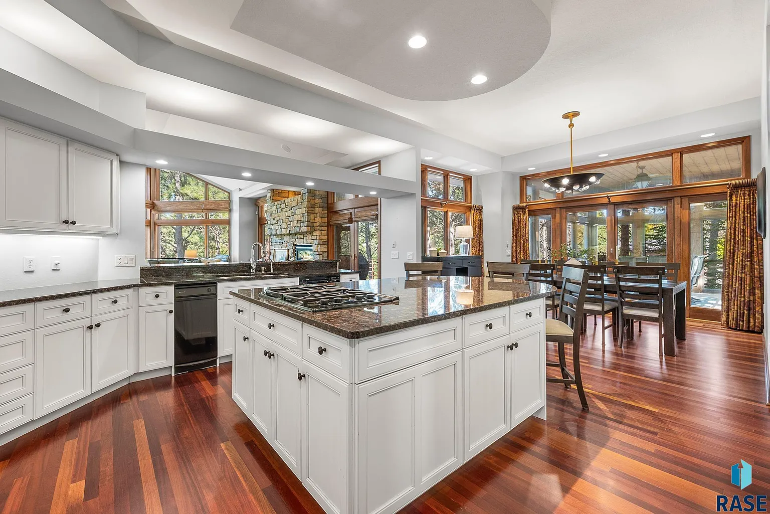 Embrace the spirit of Frank Lloyd Wright in this stunning custom home